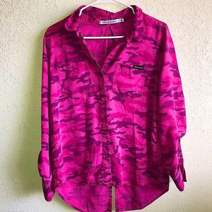 CALVIN KLEIN JEANS PURPLE CAMO SHACKET